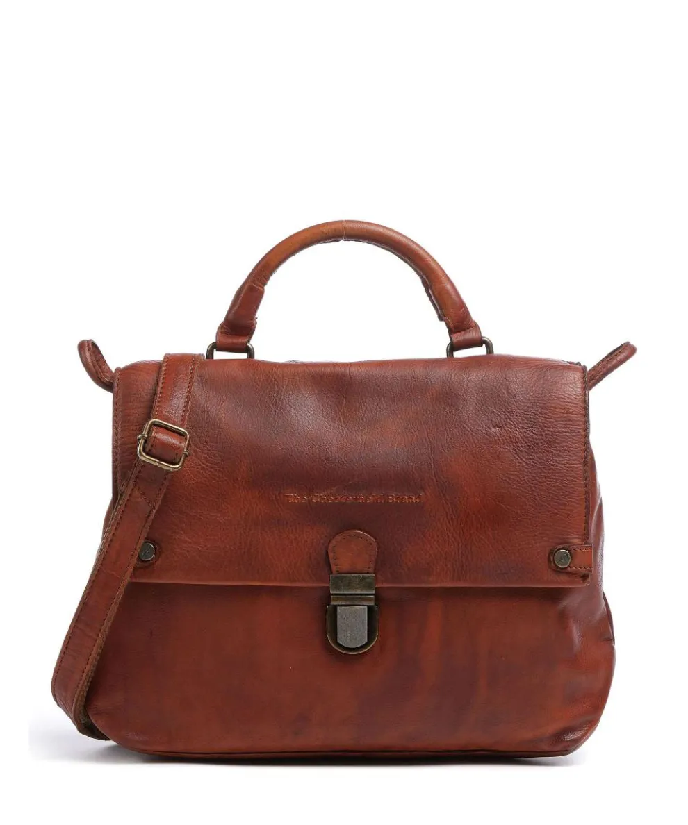 Melody Handtasche genarbtes Rindsleder cognac