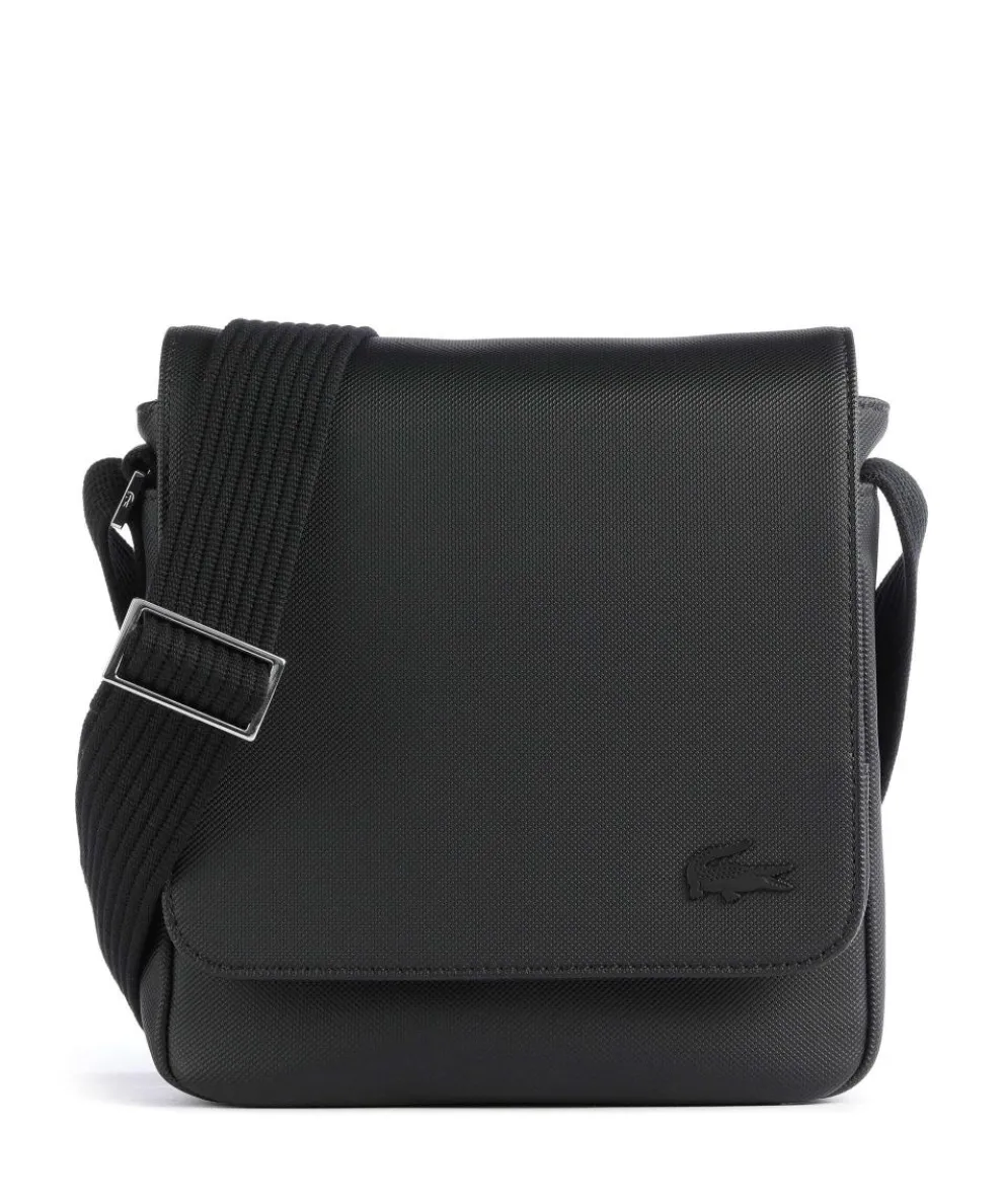 Mens Classic Umhängetasche Polyurethane schwarz