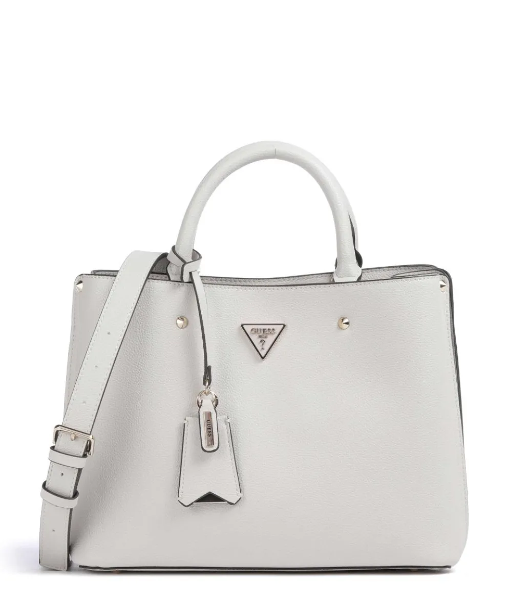 Meridian Handtasche Lederimitat creme