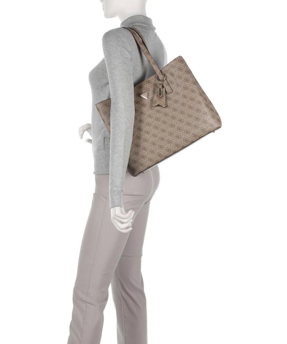 Meridian Shopper Lederimitat hellbraun