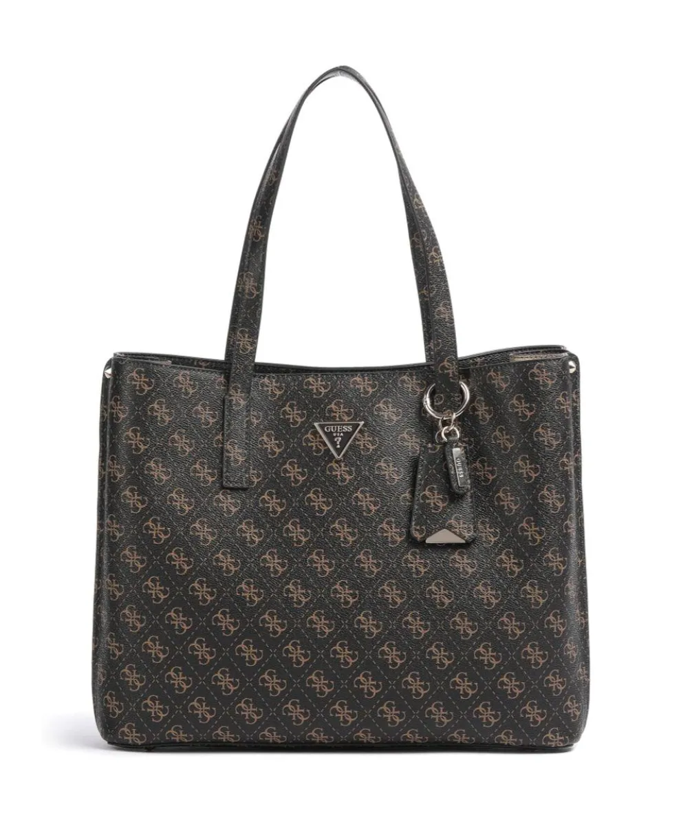 Meridian Shopper Lederimitat dunkelbraun