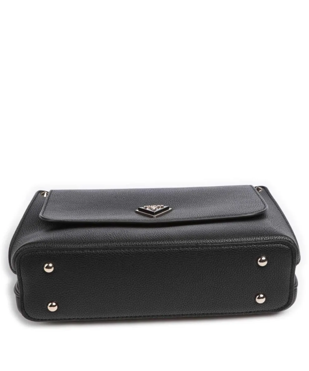 Meridian Umhängetasche Lederimitat schwarz