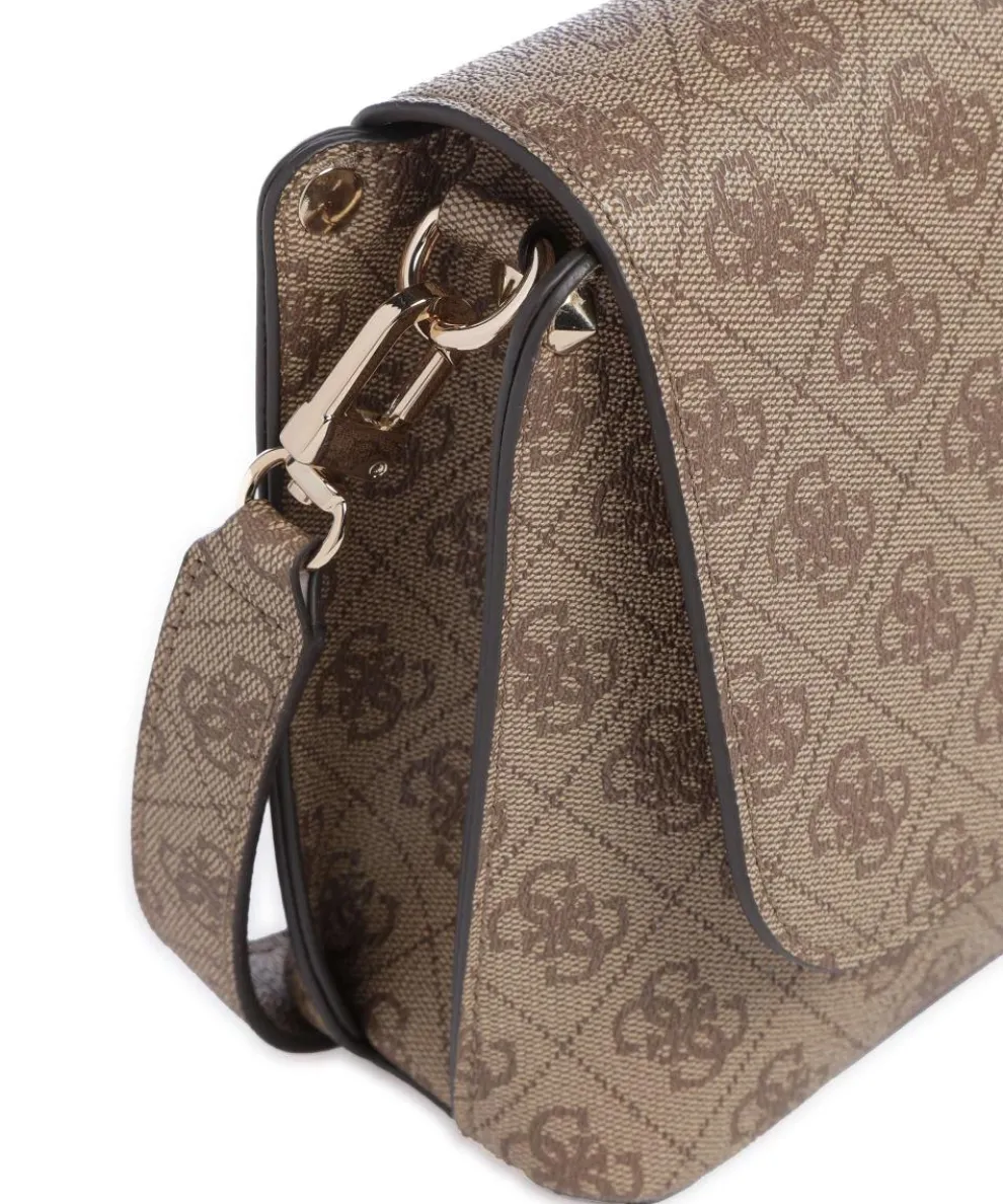 Meridian Umhängetasche Lederimitat hellbraun