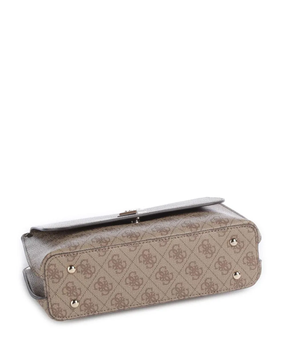 Meridian Umhängetasche Lederimitat hellbraun