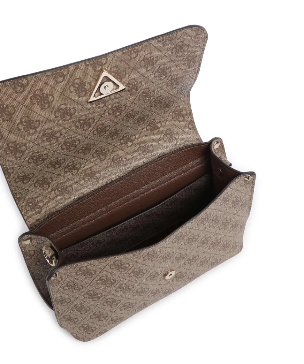 Meridian Umhängetasche Lederimitat hellbraun