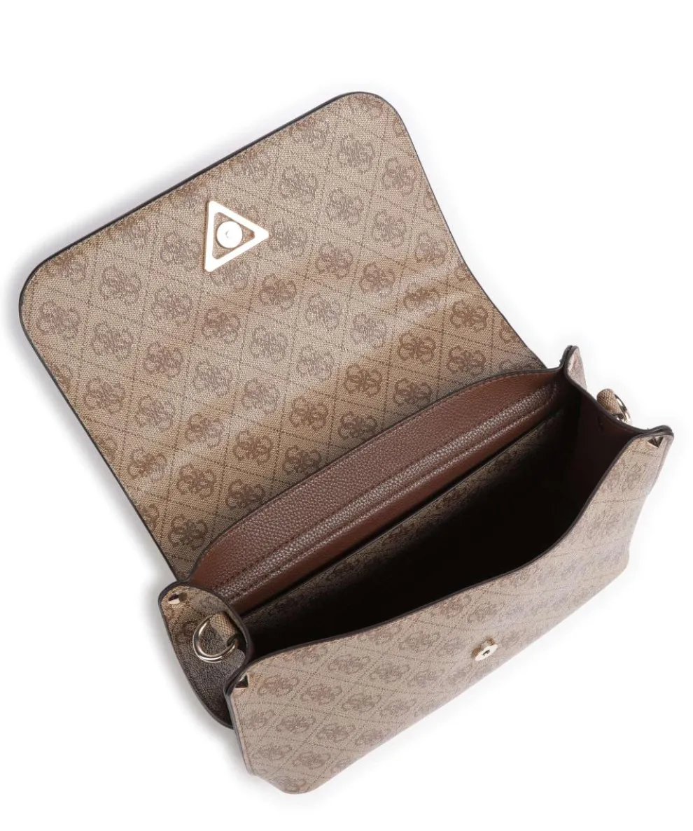 Meridian Umhängetasche Lederimitat hellbraun