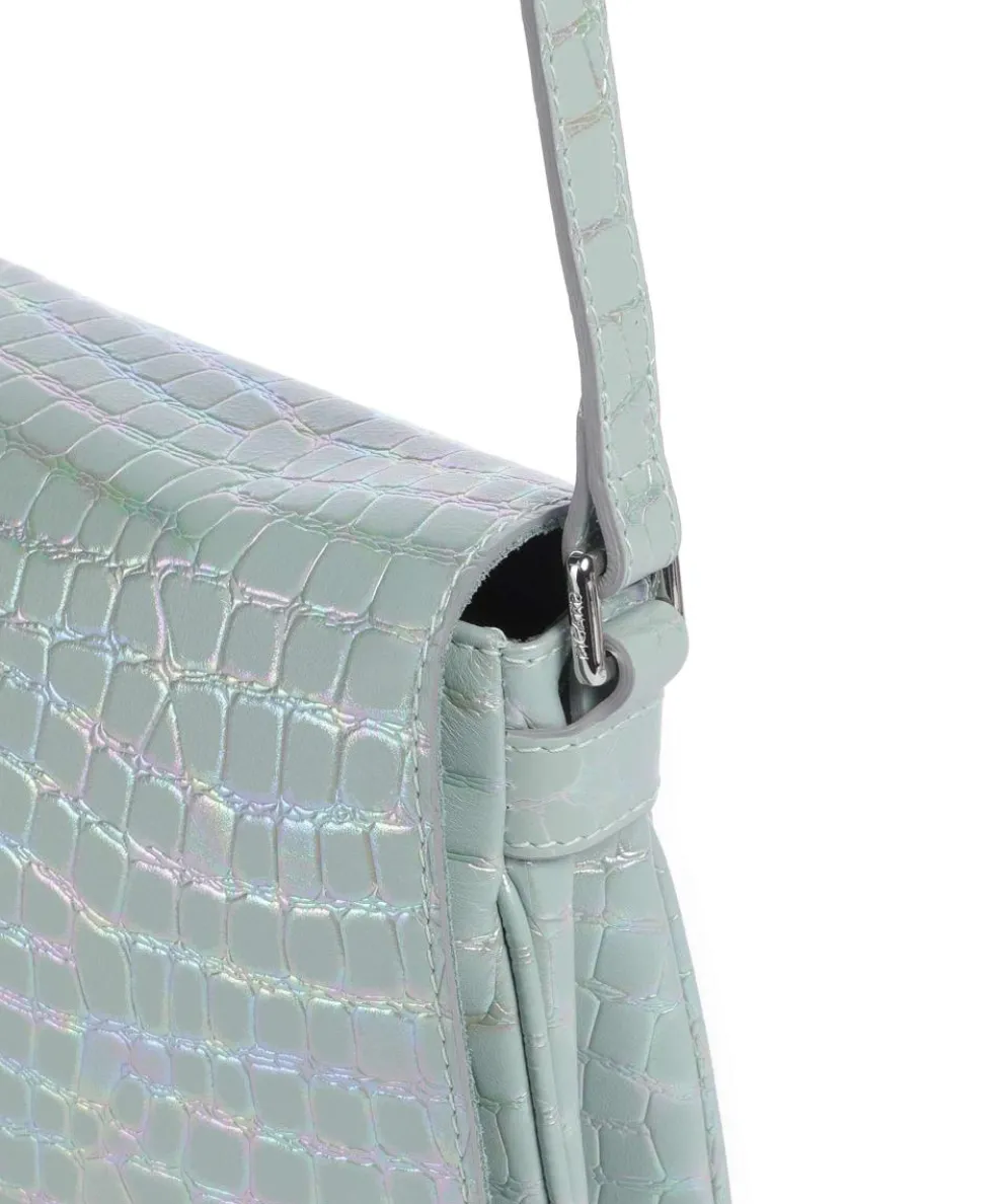 Mermaid Umhängetasche geprägtes Rindsleder mintgrün