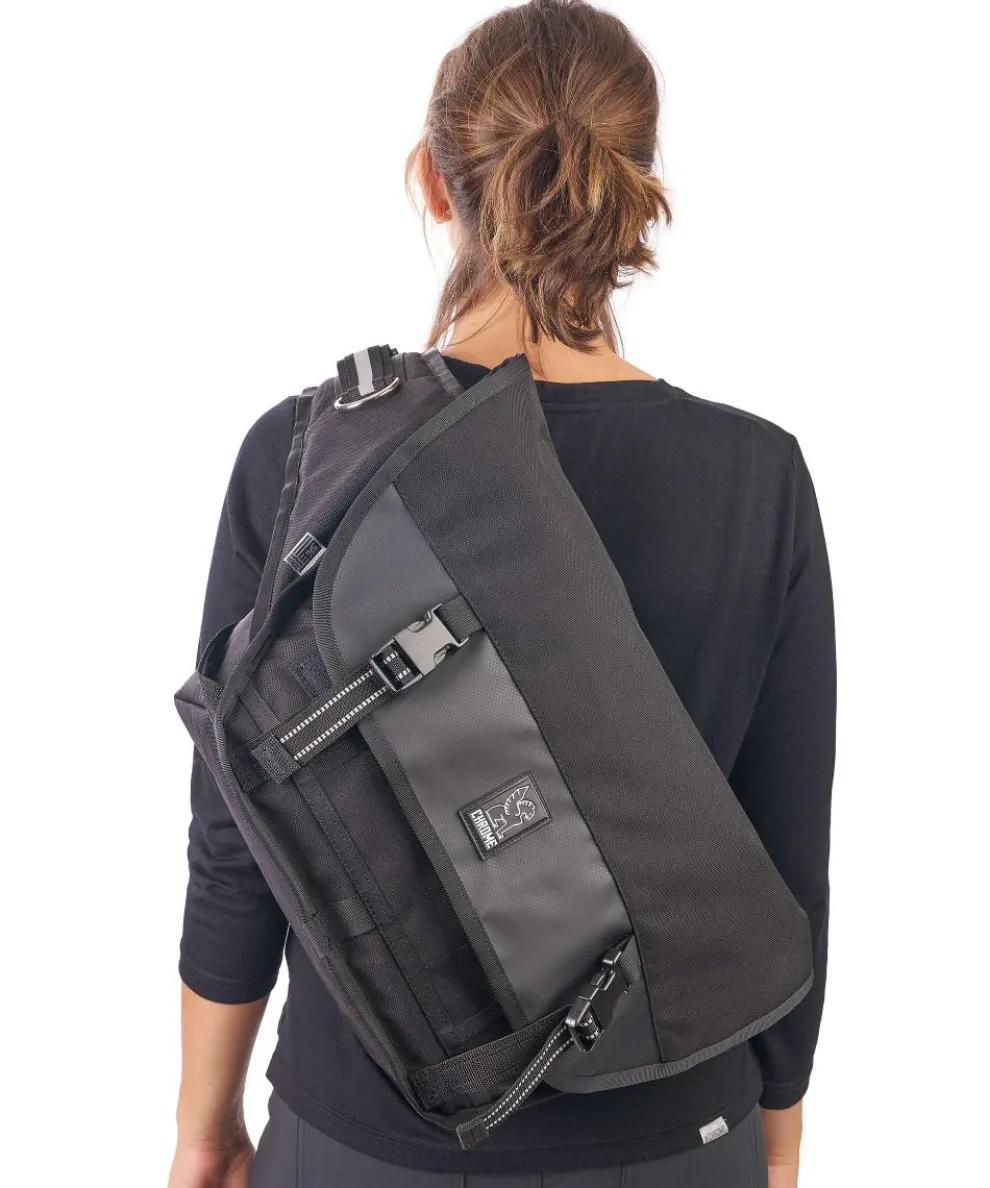 Metro Mini Kuriertasche Nylon, Plane grau