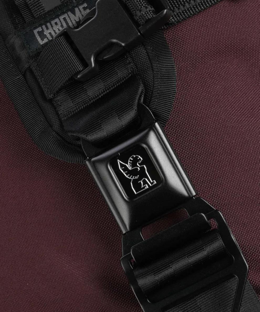 Metro Mini Kuriertasche Nylon, Plane wein