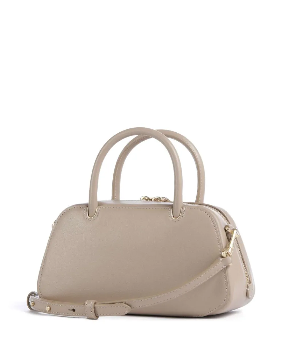 Grace Mini Handtasche fein genarbtes Rindsleder taupe