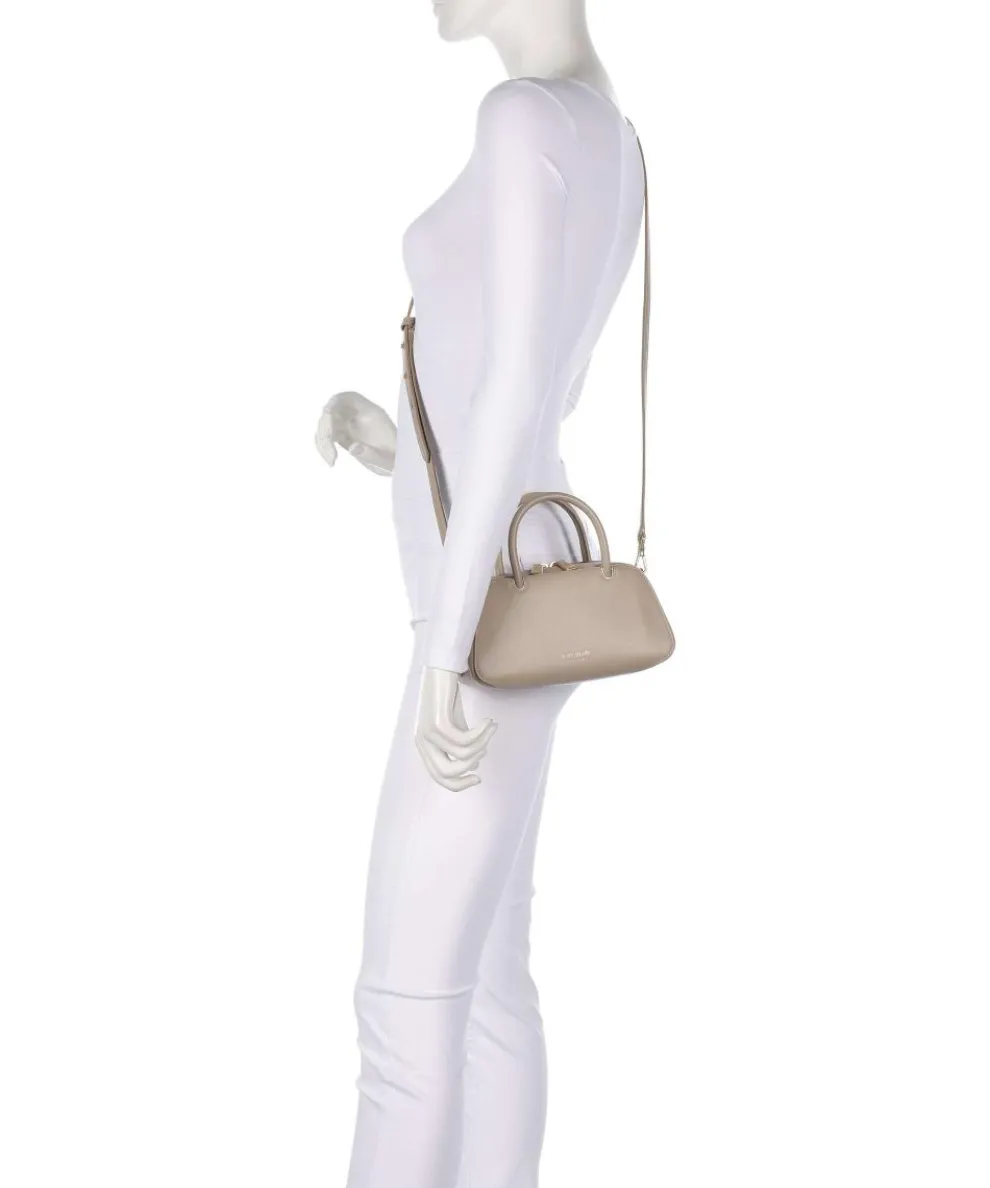 Grace Mini Handtasche fein genarbtes Rindsleder taupe