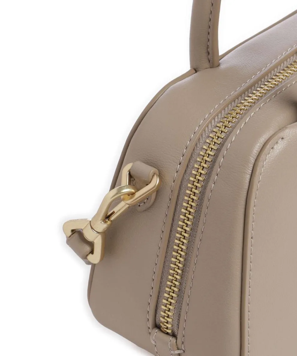 Grace Mini Handtasche fein genarbtes Rindsleder taupe
