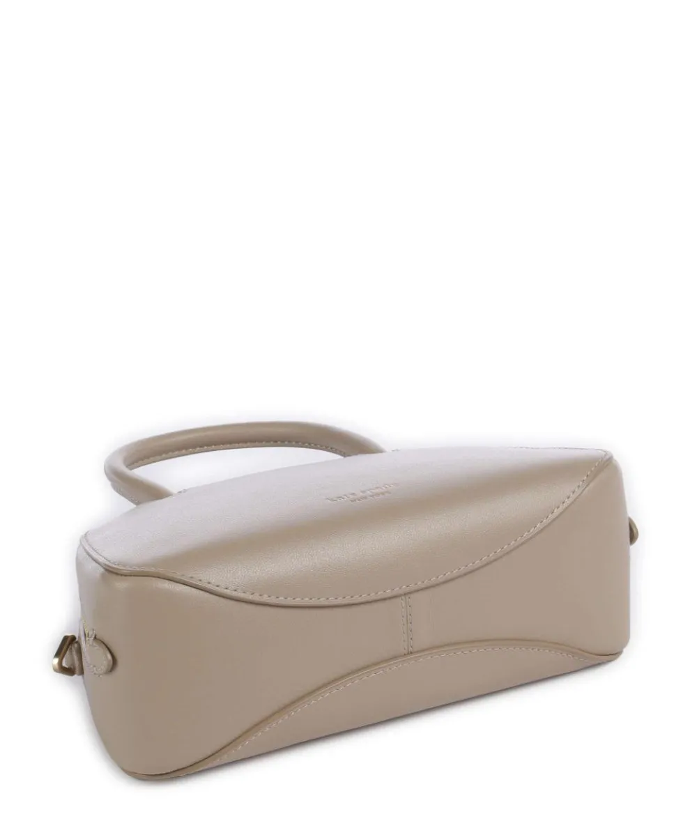 Grace Mini Handtasche fein genarbtes Rindsleder taupe