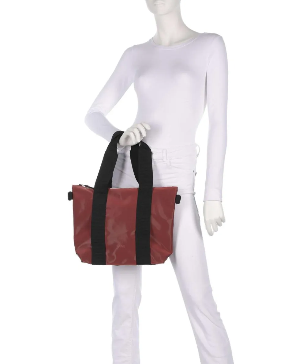 Micro Shopper Polyester, Polyurethane dunkelrot