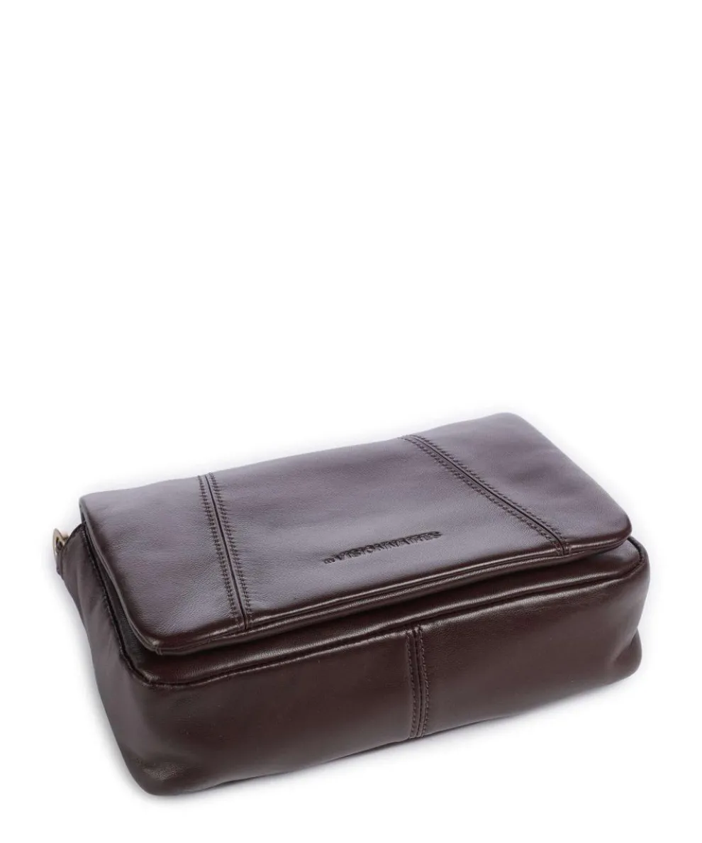 Mila Icon Silky Umhängetasche Lammleder wein