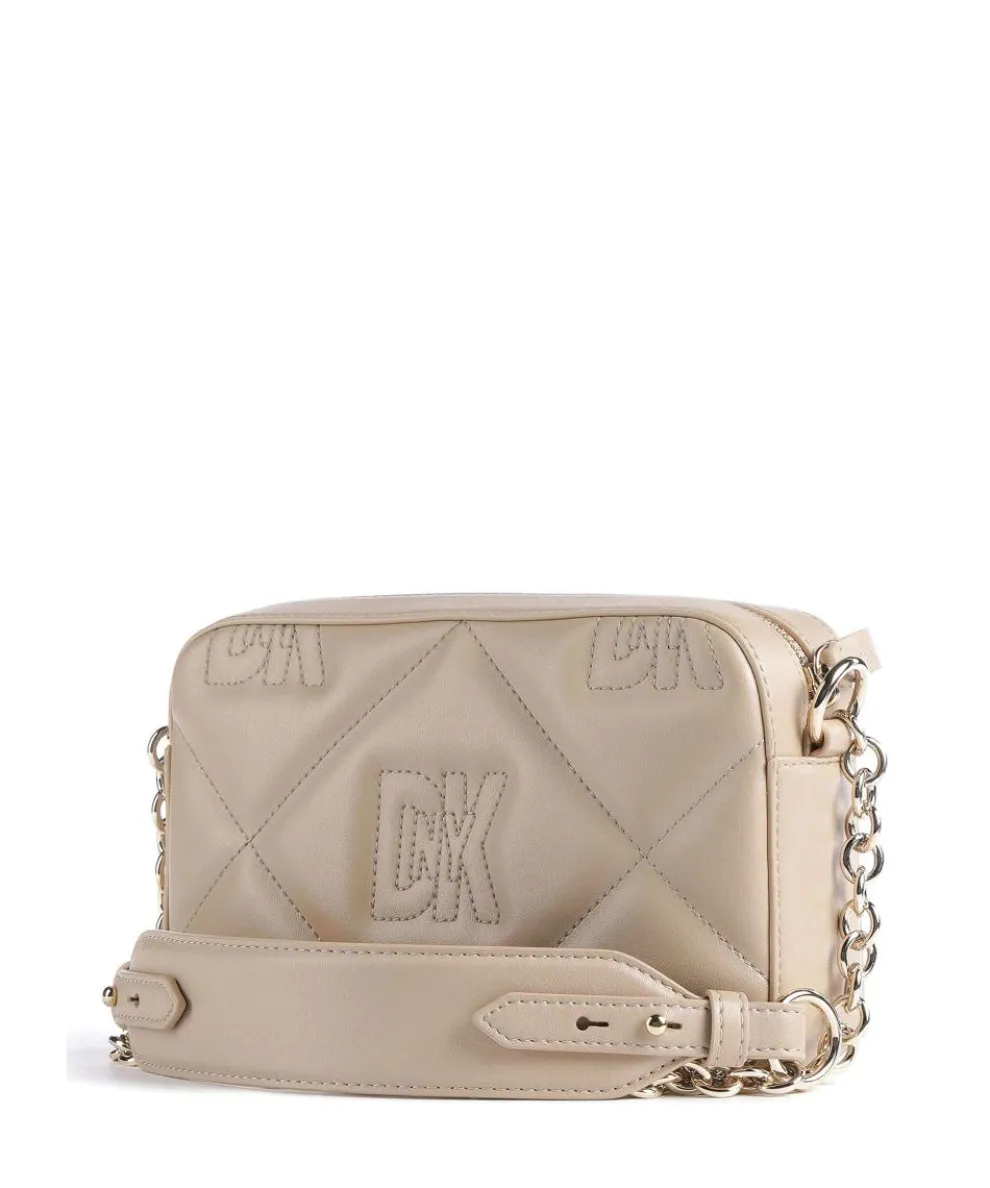 Milano Crosstown Umhängetasche fein genarbtes Rindsleder beige