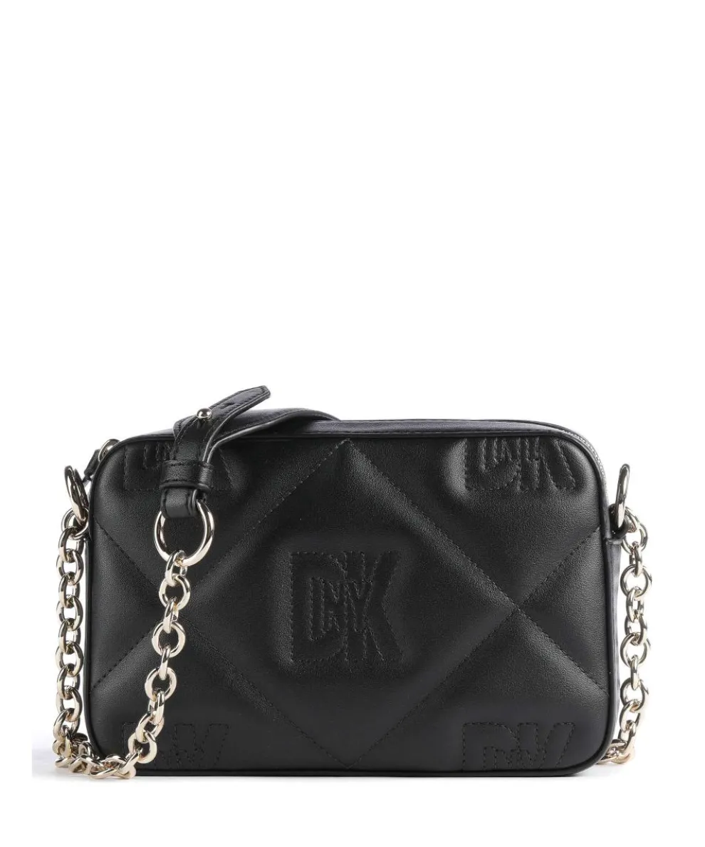 Milano Crosstown Umhängetasche fein genarbtes Rindsleder schwarz