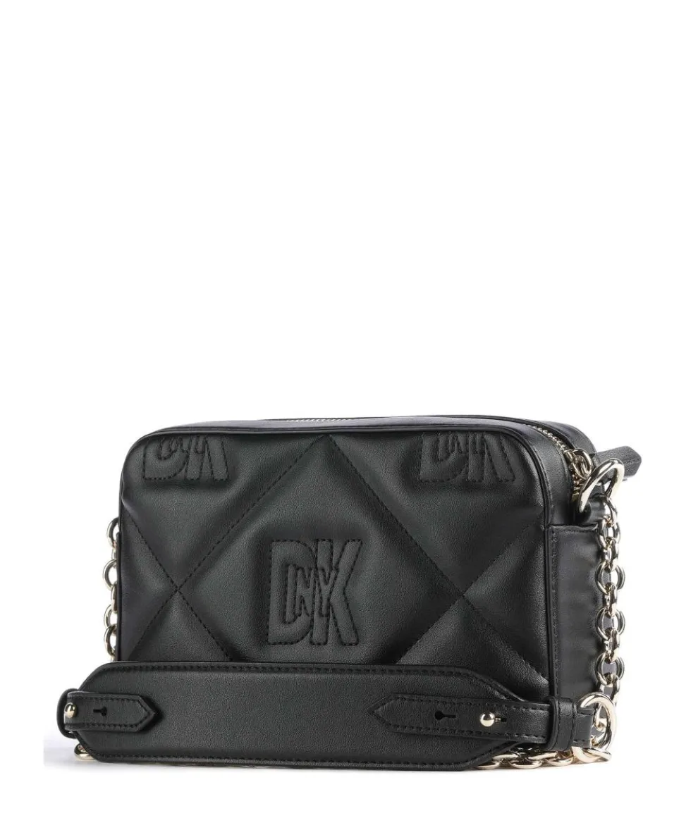 Milano Crosstown Umhängetasche fein genarbtes Rindsleder schwarz