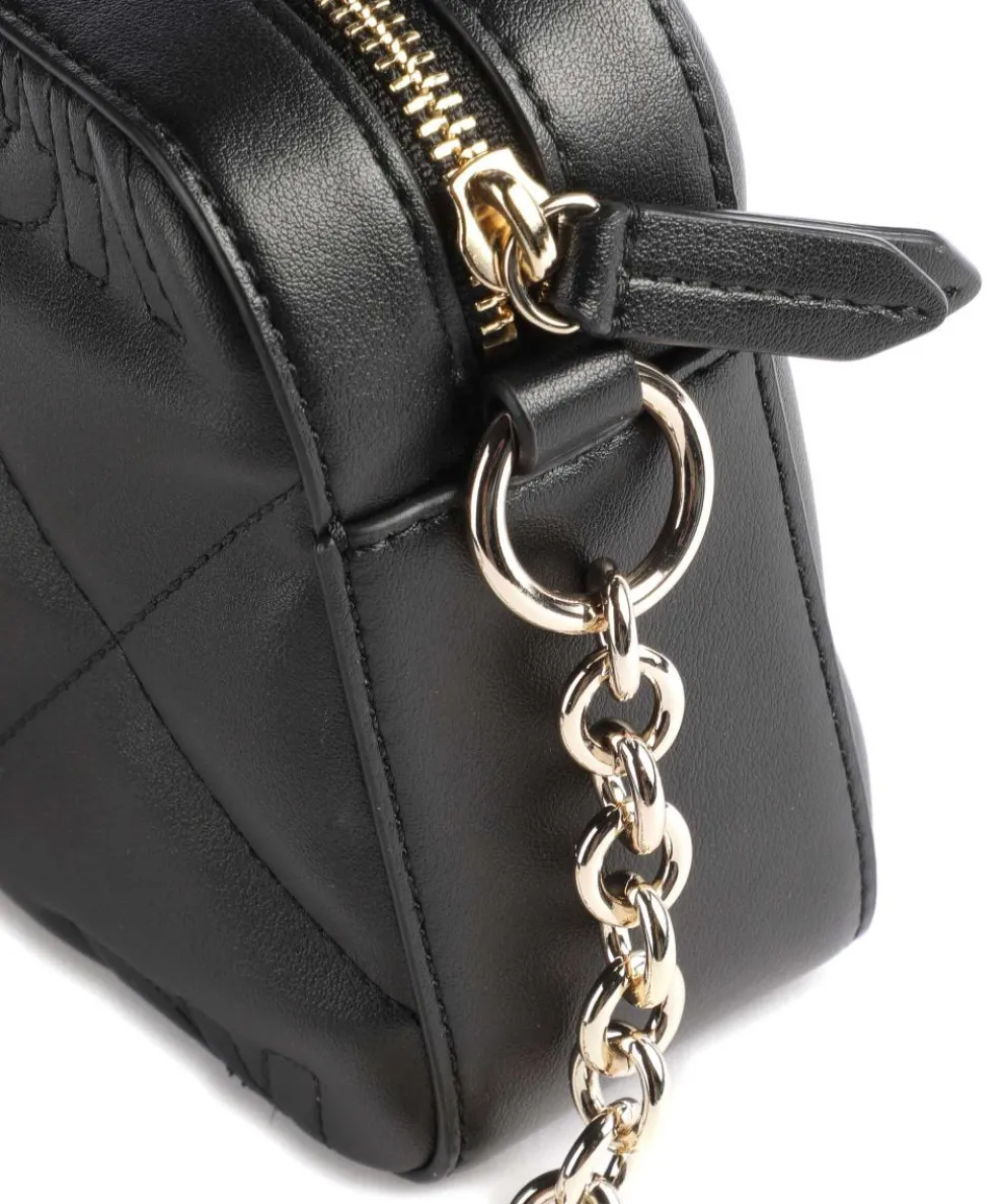 Milano Crosstown Umhängetasche fein genarbtes Rindsleder schwarz