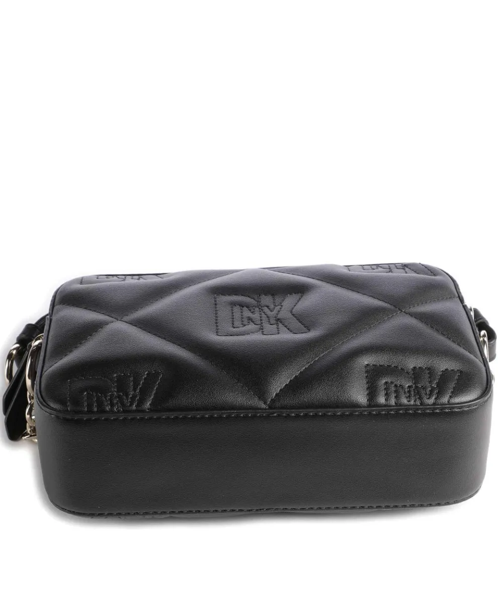 Milano Crosstown Umhängetasche fein genarbtes Rindsleder schwarz