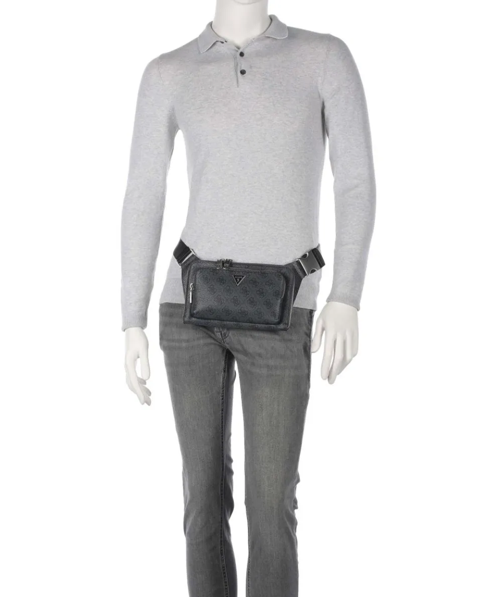 Milano 4G Eco Gürteltasche Lederimitat anthrazit