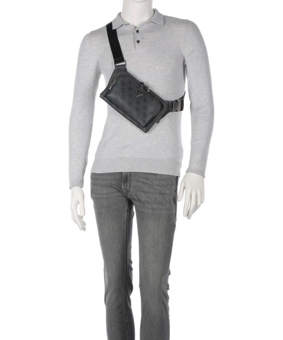 Milano 4G Eco Gürteltasche Lederimitat anthrazit