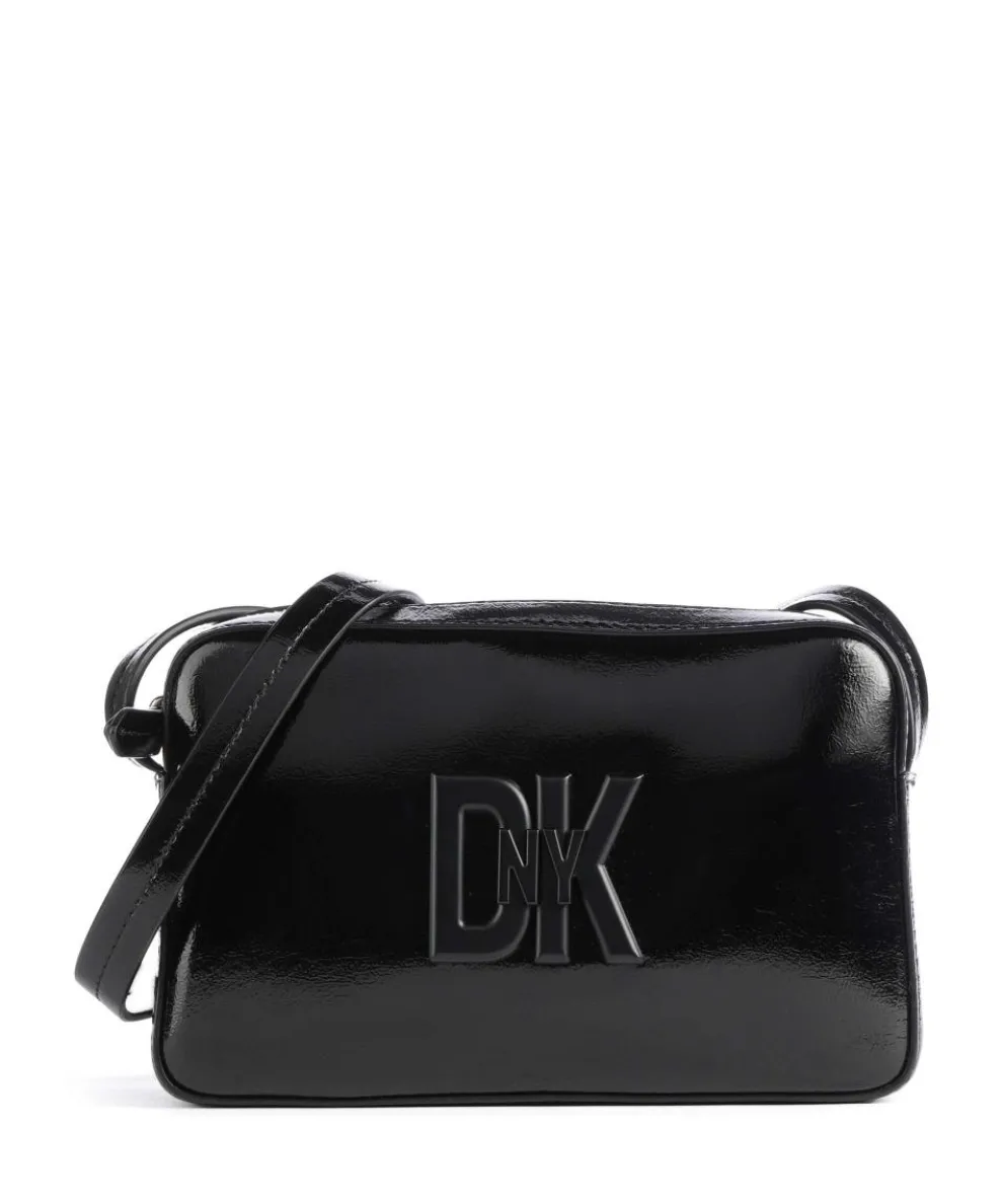 Milano Seventh Avenue Umhängetasche fein genarbtes Rindsleder schwarz