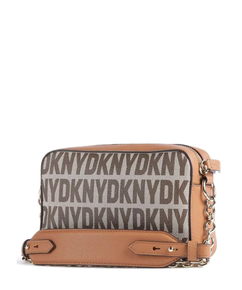 Milano Seventh Avenue Umhängetasche Lederimitat, fein genarbtes Rindsleder braun