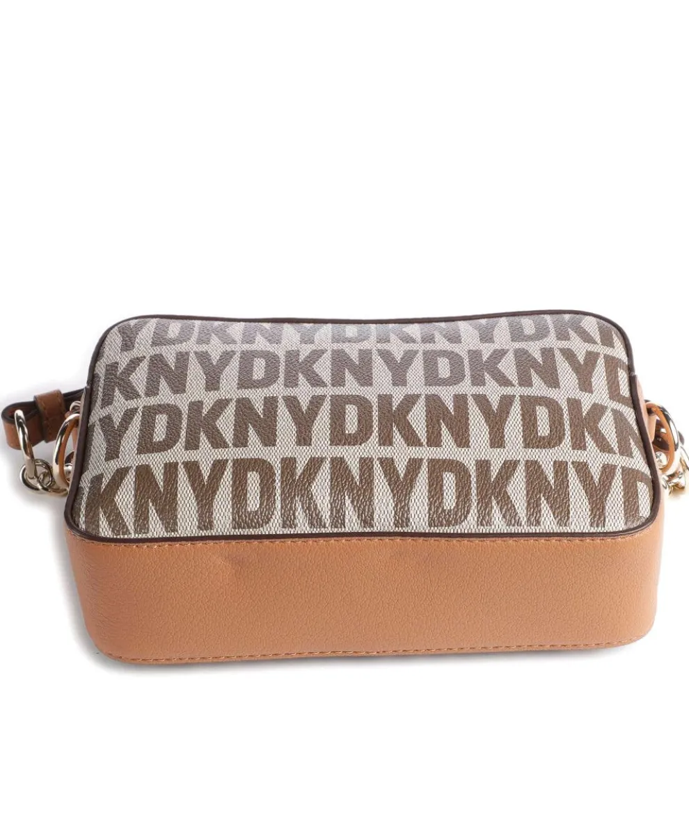 Milano Seventh Avenue Umhängetasche Lederimitat, fein genarbtes Rindsleder braun