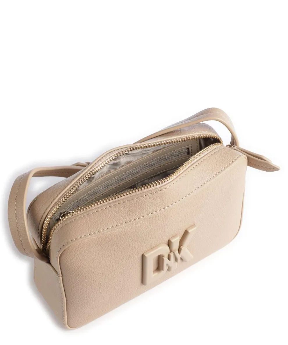 Milano Seventh Avenue Umhängetasche genarbtes Rindsleder beige