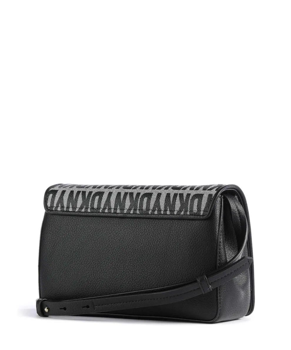 Milano Seventh Avenue Umhängetasche Lederimitat, genarbtes Rindsleder schwarz