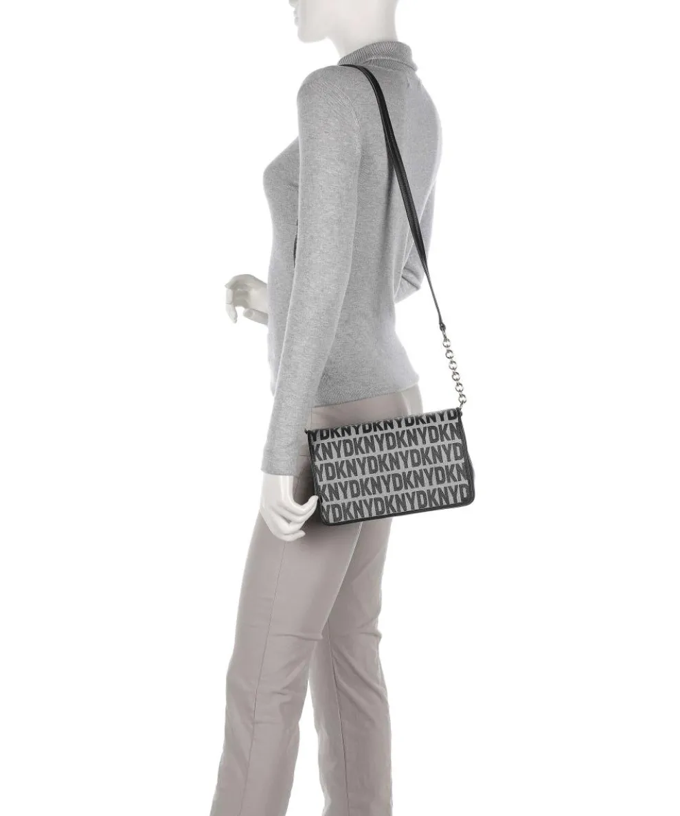 Milano Seventh Avenue Umhängetasche Lederimitat, genarbtes Rindsleder schwarz