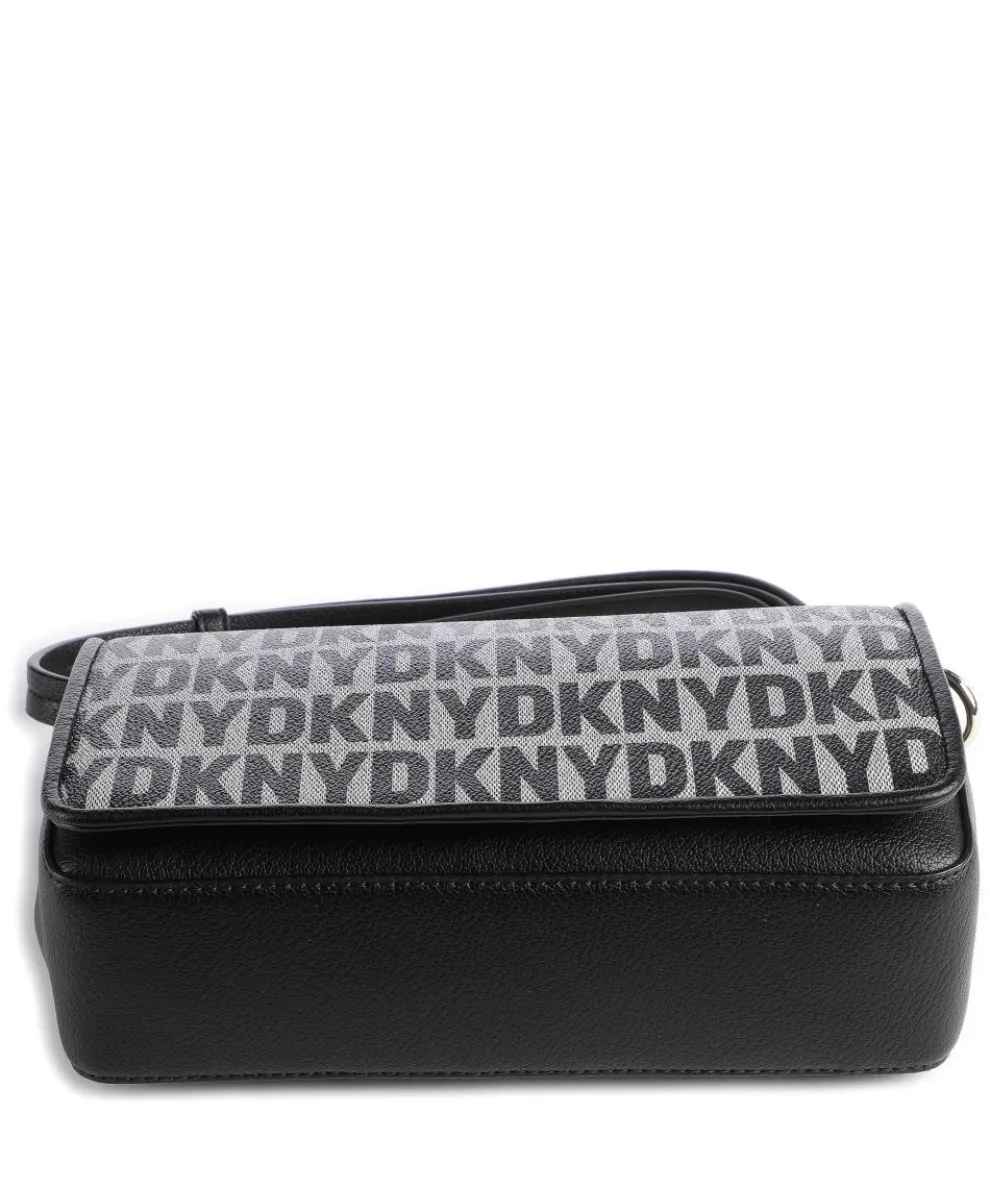 Milano Seventh Avenue Umhängetasche Lederimitat, genarbtes Rindsleder schwarz