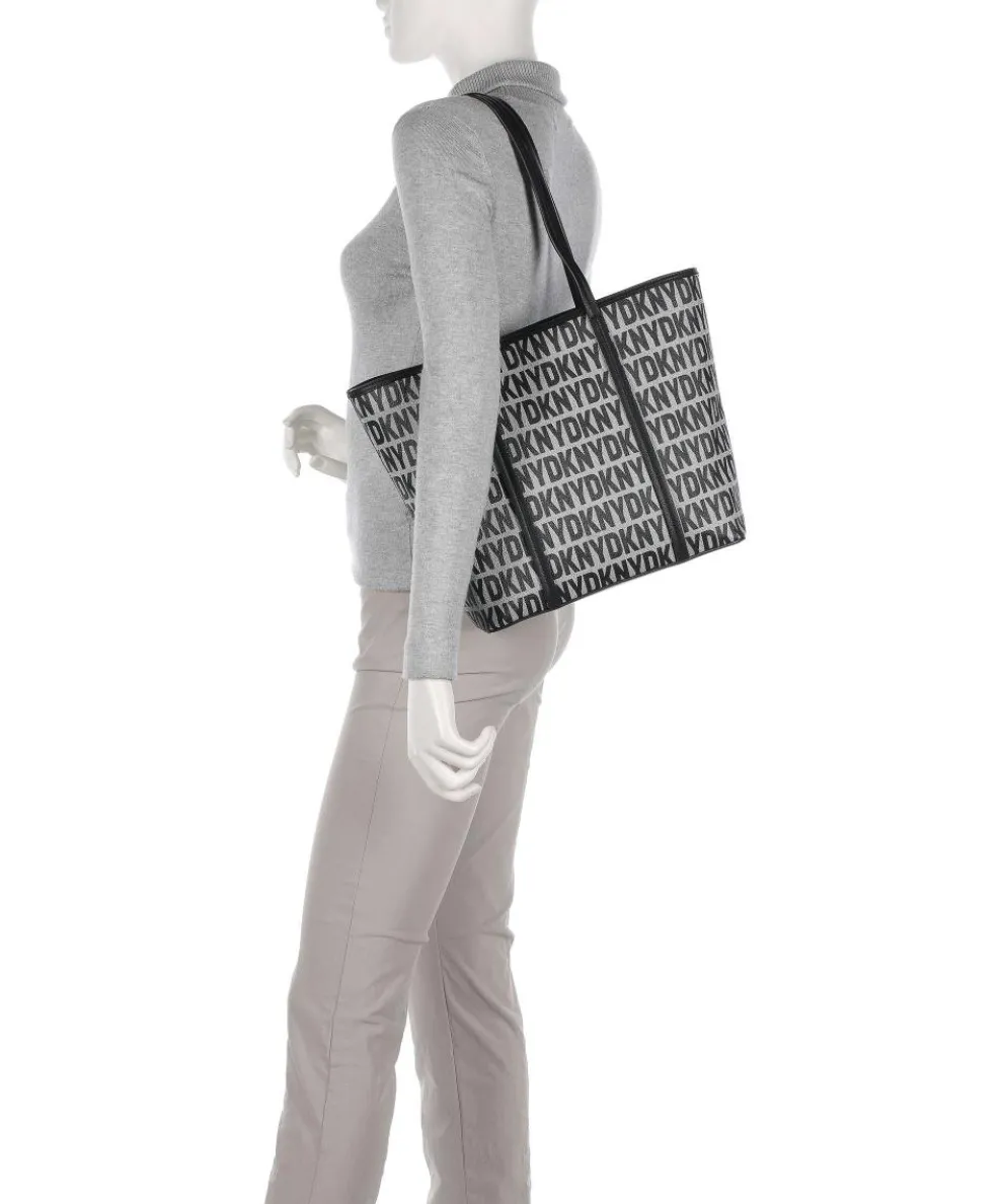 Milano Seventh Avenue Shopper Lederimitat schwarz