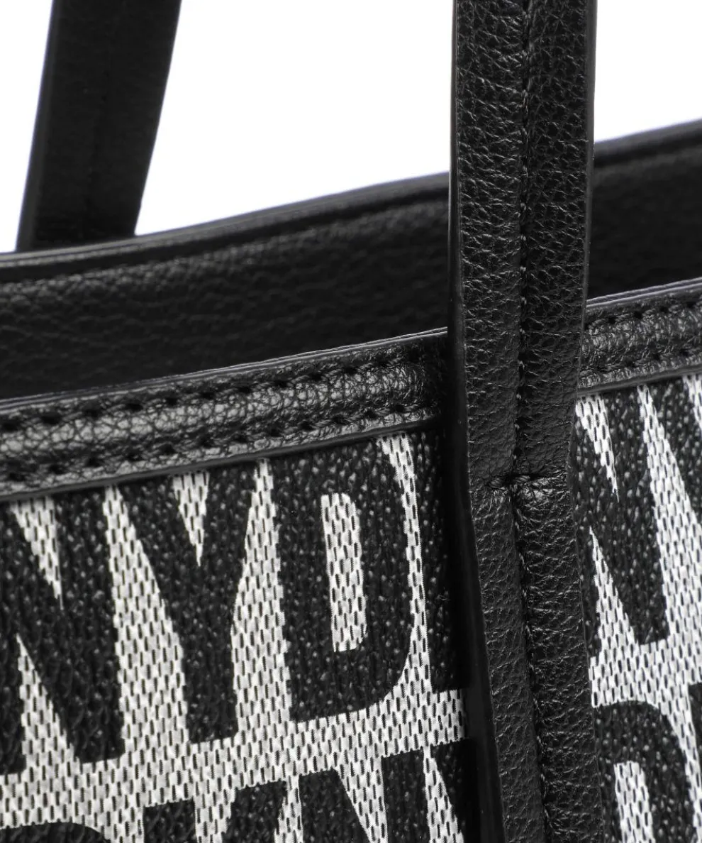 Milano Seventh Avenue Shopper Lederimitat schwarz