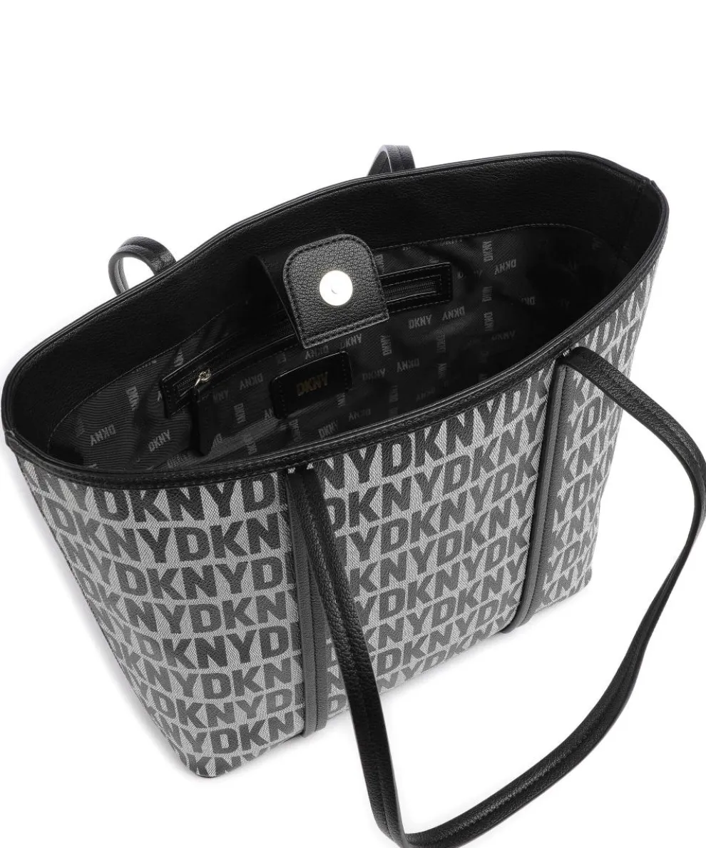 Milano Seventh Avenue Shopper Lederimitat schwarz