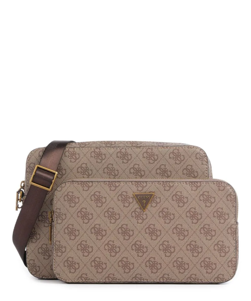 Milano Umhängetasche Lederimitat beige