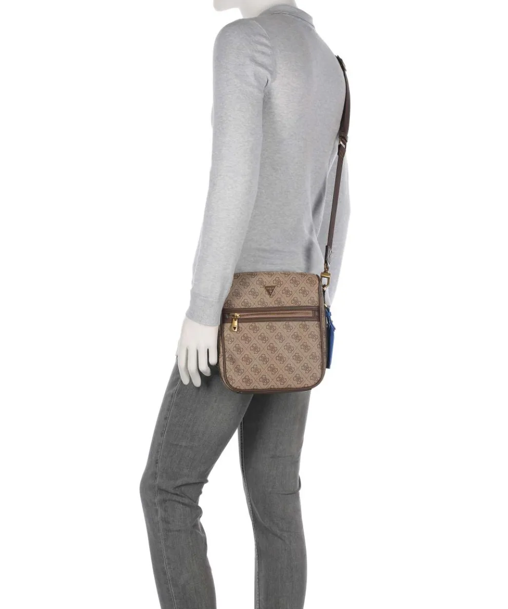 Milano Umhängetasche Lederimitat hellbraun