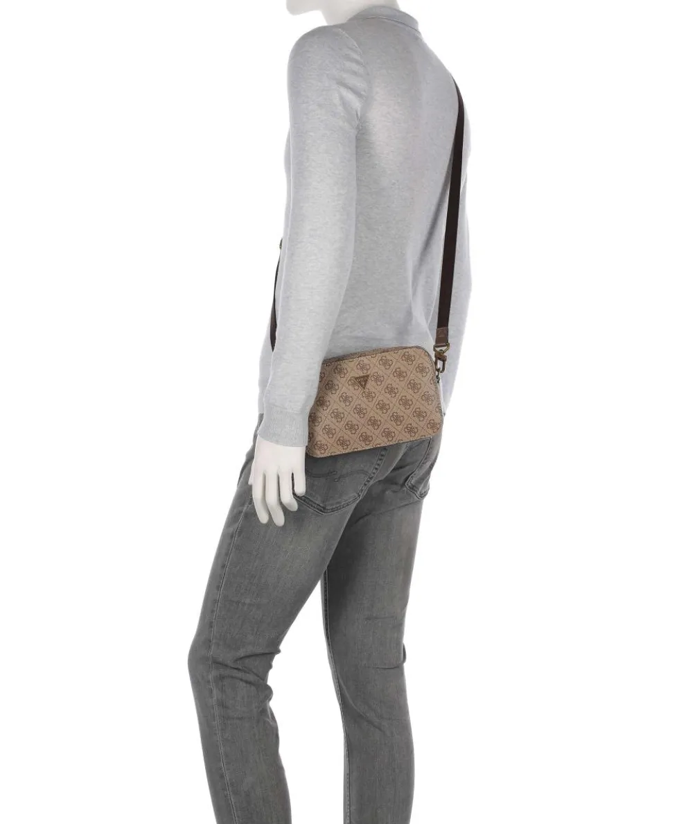 Milano Umhängetasche Lederimitat hellbraun