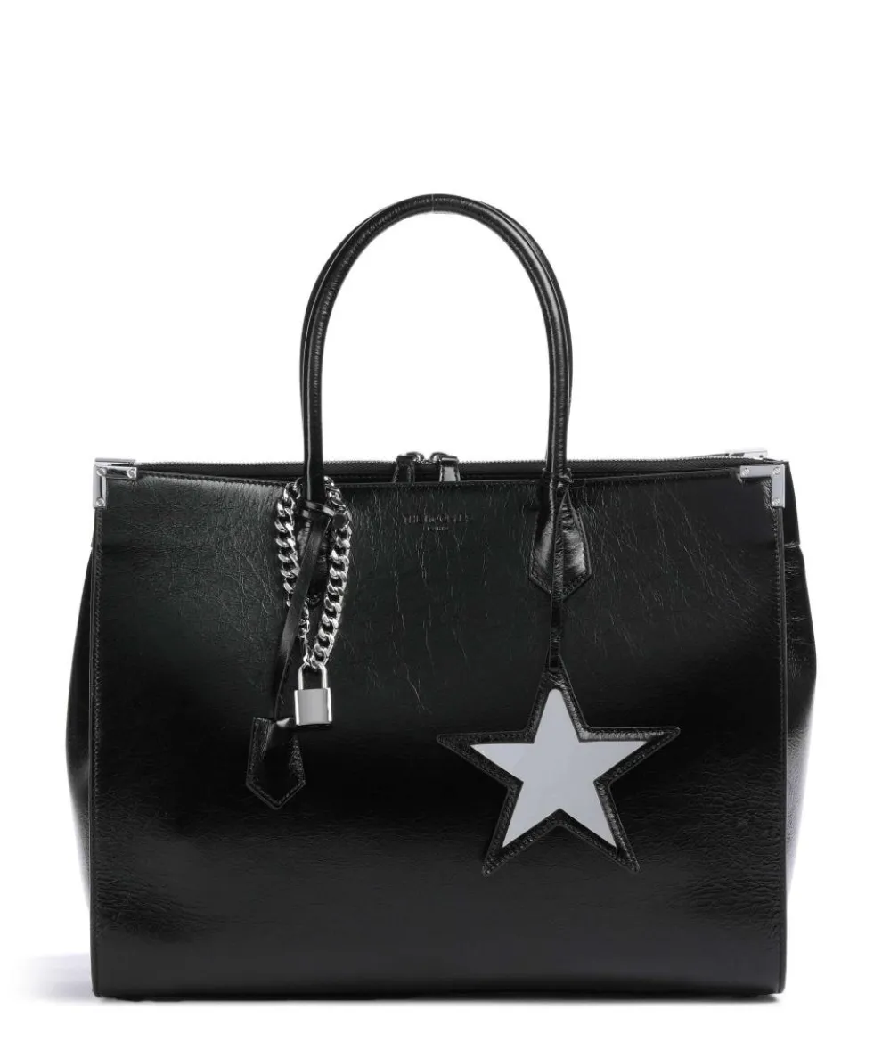 Ming Shopper Rindsleder schwarz