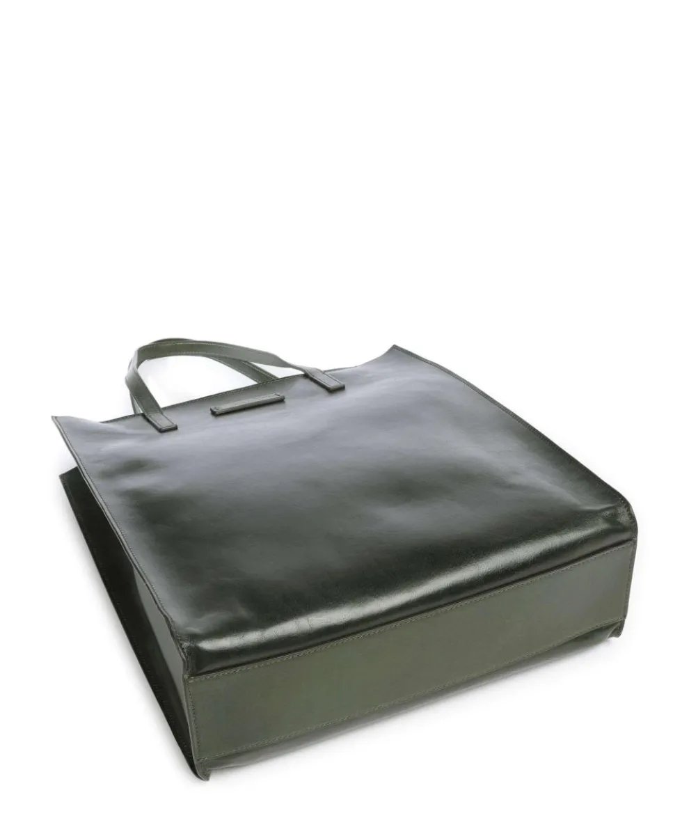 Mirra Shopper Rindsleder dunkelgrün