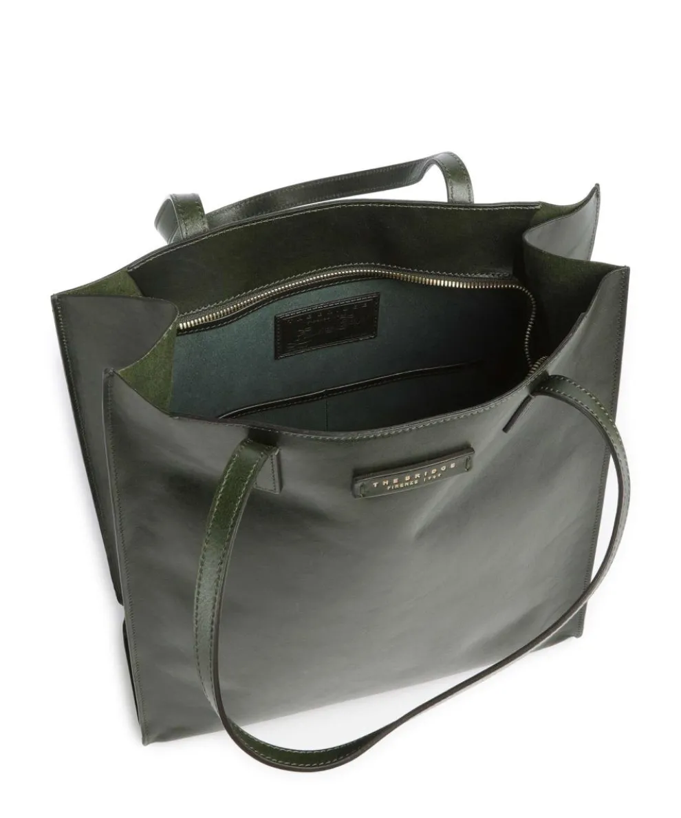 Mirra Shopper Rindsleder dunkelgrün