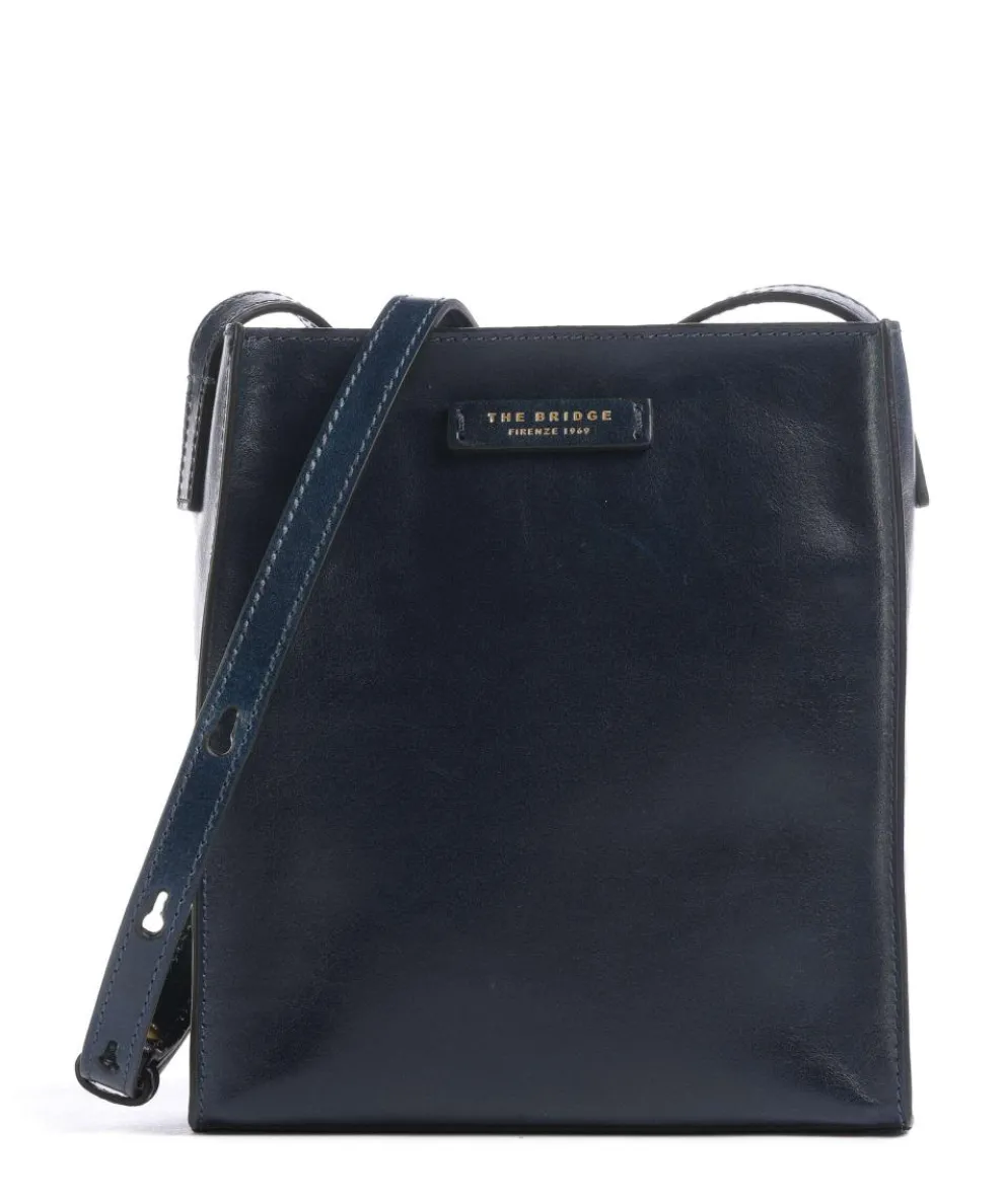 Mirra Umhängetasche fein genarbtes Rindsleder dunkelblau