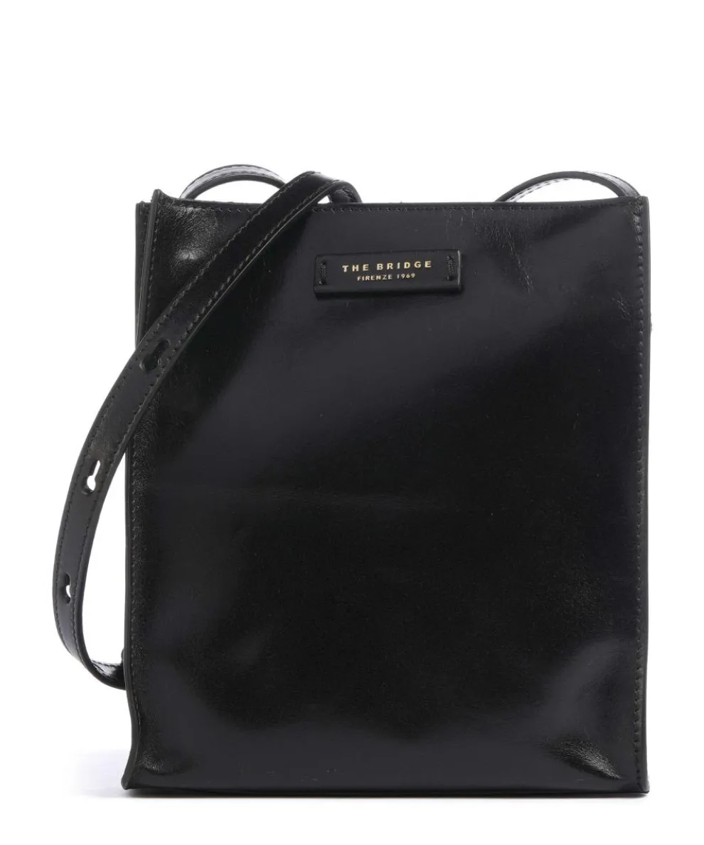 Mirra Umhängetasche fein genarbtes Rindsleder schwarz