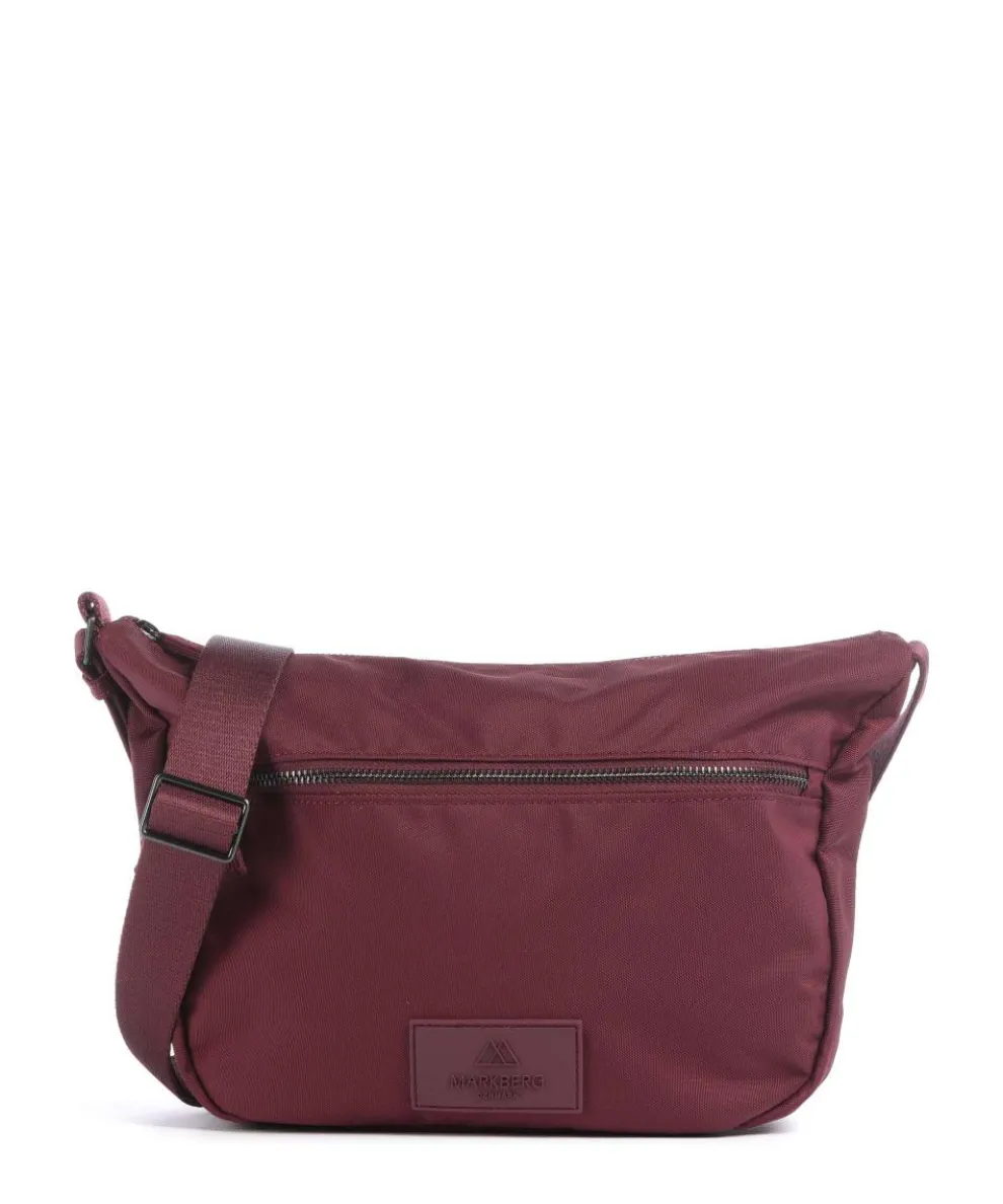 Mono Umhängetasche recyceltes Polyester bordeaux