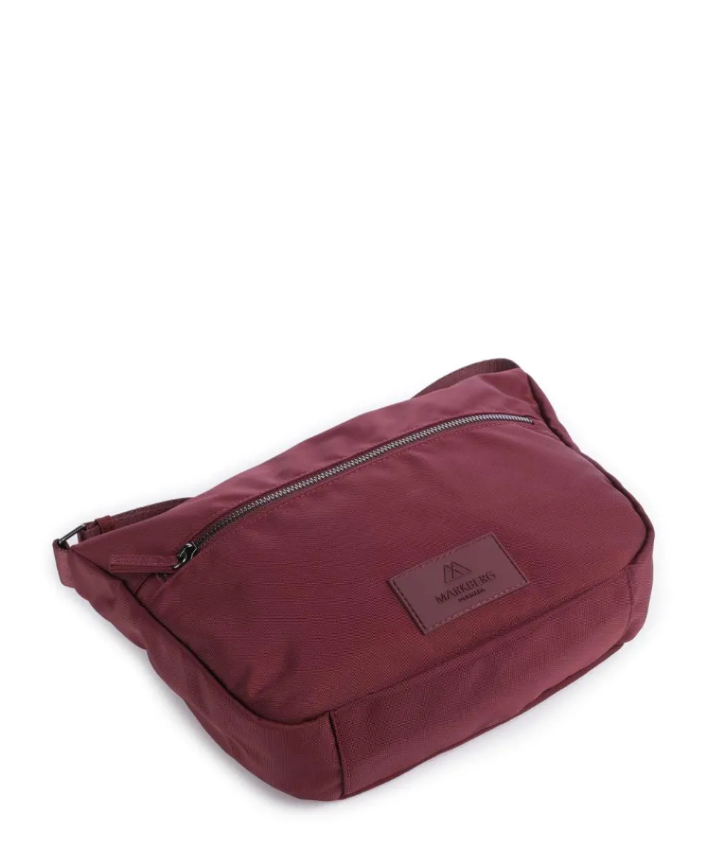 Mono Umhängetasche recyceltes Polyester bordeaux