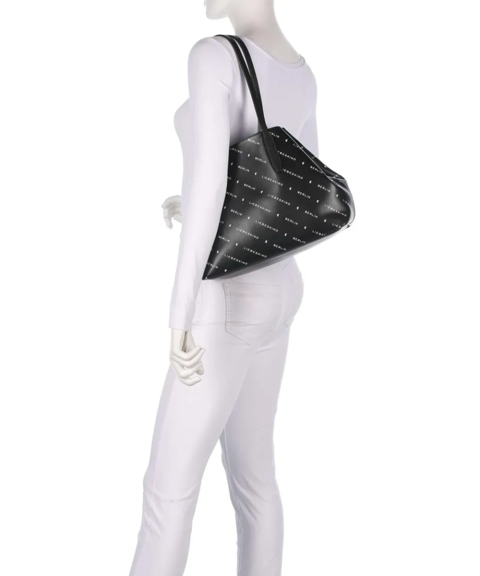 Monogram Soft Nappa M Shopper fein genarbtes Leder schwarz