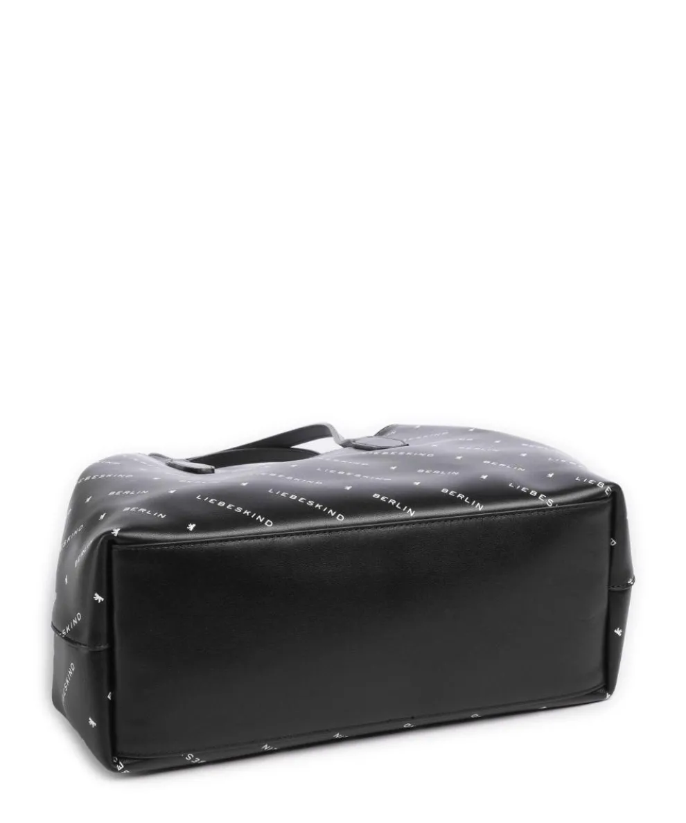 Monogram Soft Nappa M Shopper fein genarbtes Leder schwarz