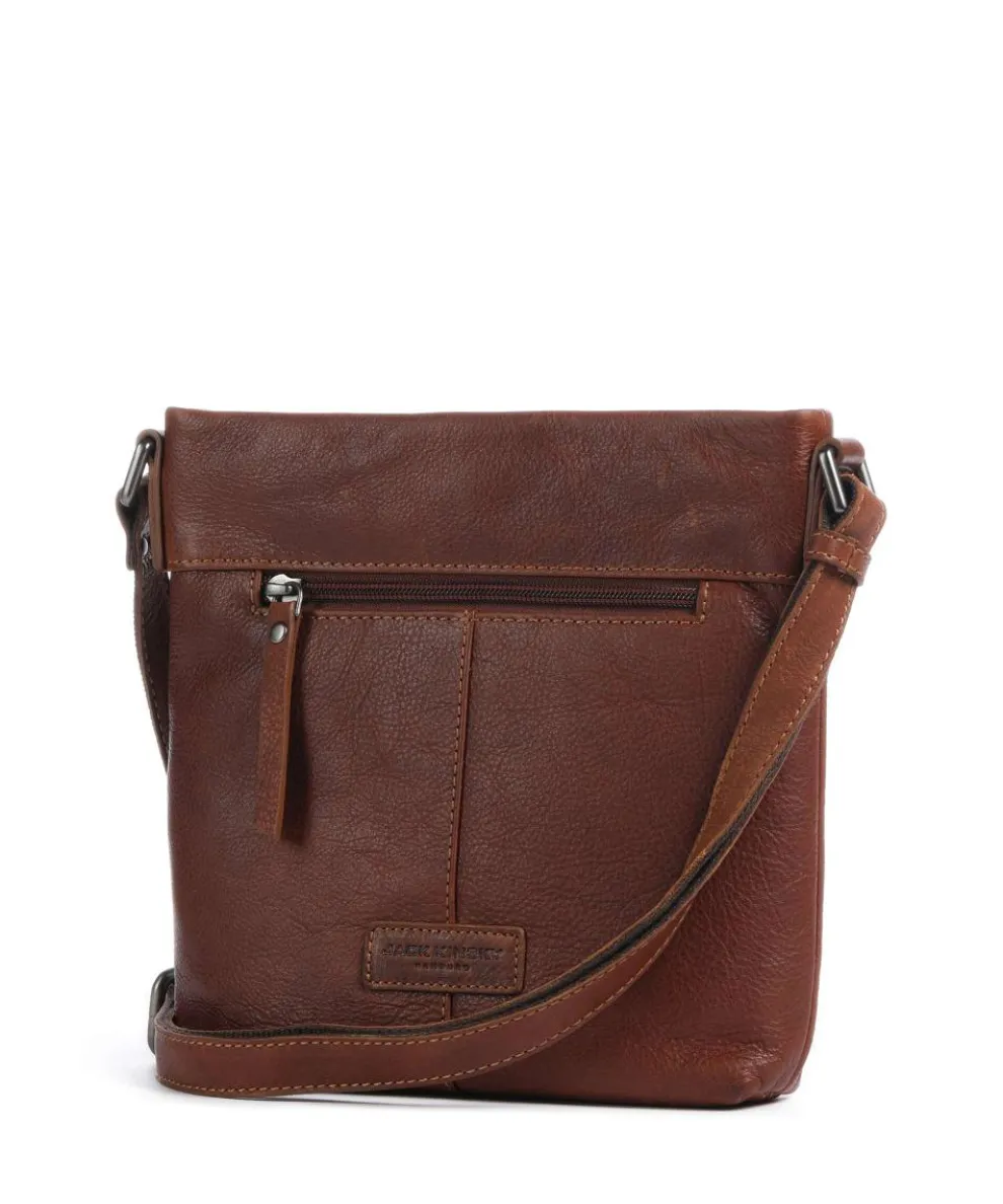 Montreal 20N Umhängetasche genarbtes Leder cognac