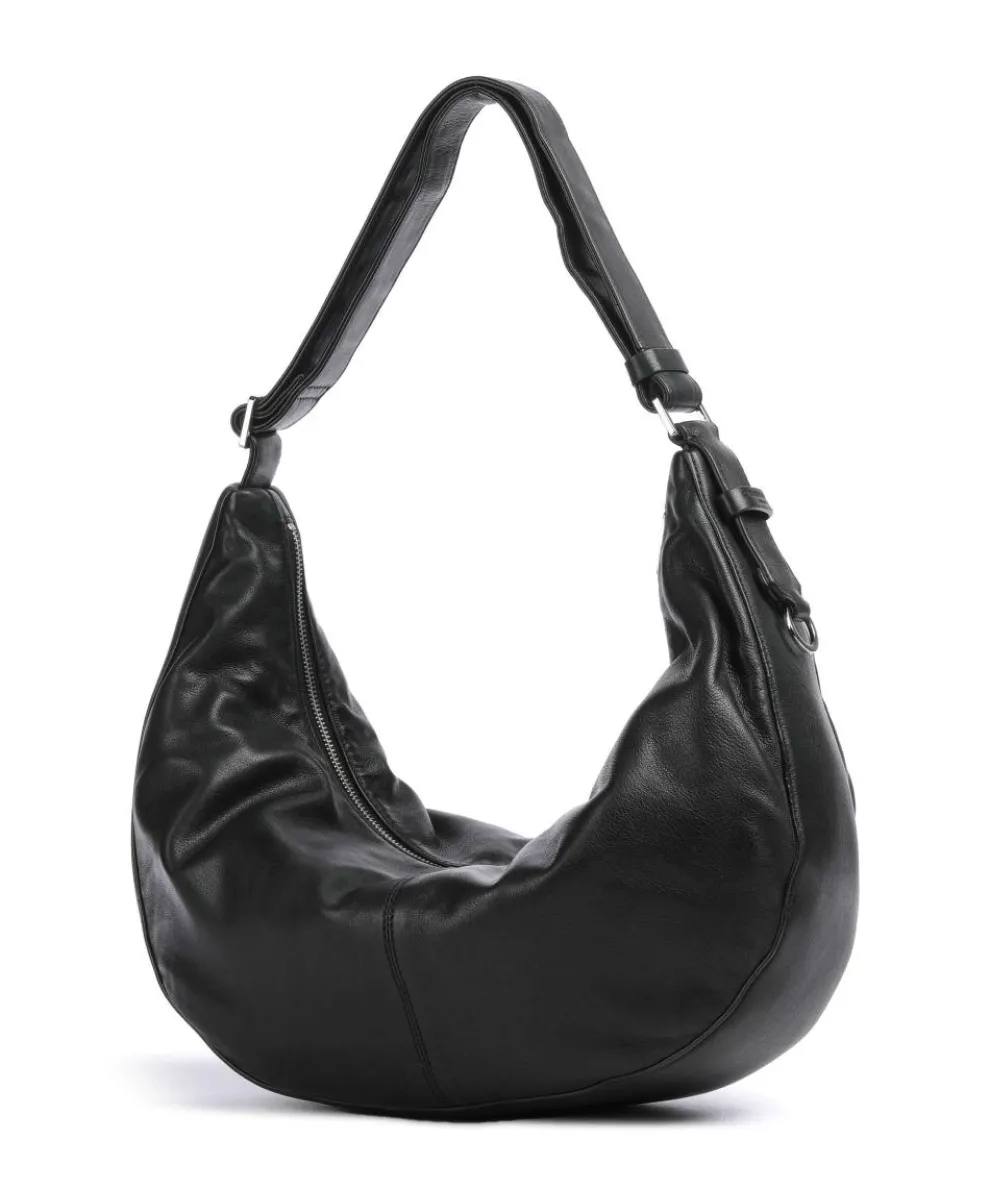 Moon Sheep Natural M Beuteltasche Schafsleder schwarz